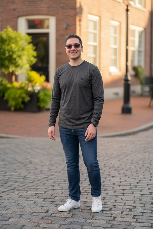 ESSENTIAL BASIC MANGA LARGA HOMBRE